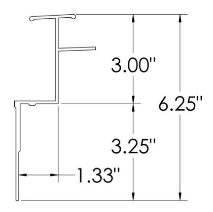 Picture of TOP RAIL MICKEY NEW STYLE 26' OEM 5299717
