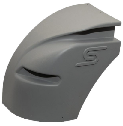 Picture of SUPREME OEM PLASTIC CORNER CAP W/ LOGO (LEFT FRONT) 2018 - PART #116991