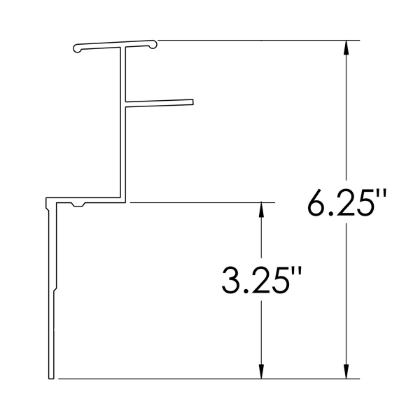 Picture of MICKEY NEW STYLE MINI TOP RAIL 26' (2013) USED ON ENTERPRISE FRP BODIES