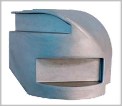 Picture of KIDRON OEM #K945538NEWR/F REEFER BODY CORNER CAP  USES MARKER LIGHT