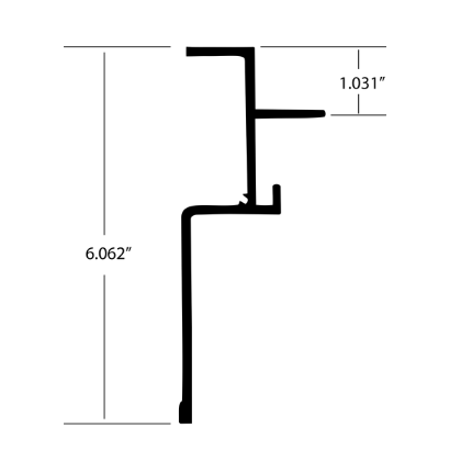 Picture of KIDRON U-1 TOP RAIL 26'