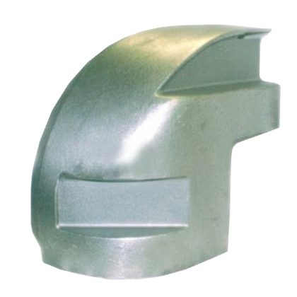 Picture of AM HAIRE (NEW STYLE) CAST ALUMINUM CORNER CAP (LEFT FRONT) - OEM # 00200