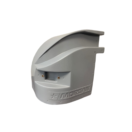 Picture of MORGAN OEM PLASTIC CORNER CAP W/ LOGO (LEFT FRONT) - PART # 006720057