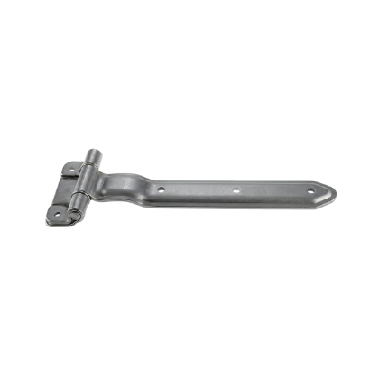 Picture of 16 IN ZINC PLATED STRAP HINGE, 8 GA X 2 X 16, 3 HOLE, 1/2 IN DIA PIN WITH 8 GA X