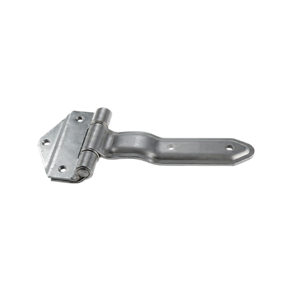 Picture of 8 IN ZINC PLATED STRAP HINGE,  8 GA X 2" X 8"  2 HOLE HINGE 3 HOLE BUTT, 1/2 IN DIA PIN