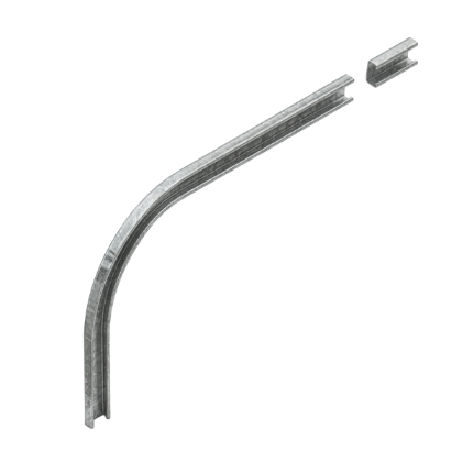 Picture of WHITING TEMPGUARD & COLDSAVER 10" RAD L/H HORIZONTAL DOOR TRACK 2" X 130" (11-5)