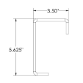 Picture of 1/4" HR X 24' SIDE RAIL (NON-PUNCHED) (PHENIX ENTERPRISES)