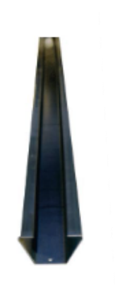 Picture of 18GA GALV - 1-1/4" X 74-3/8" ANTI-SNAG ROOF BOW (WABASH) (OLD FP # 521-1C)