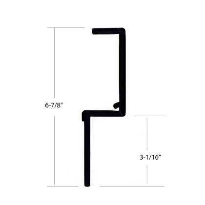 Picture of GD NOSE RAIL(41200891/69103212) P-VAN (OLD FP # 040-211)