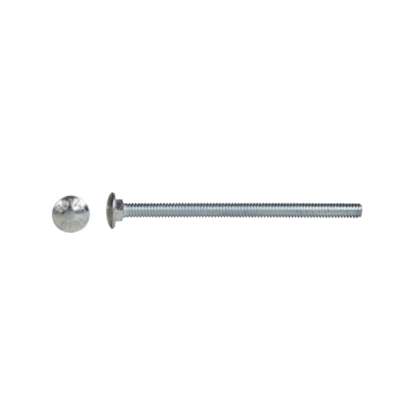 Picture of (100 BOX) 1/4-20 X 4 FULL THREAD CARRIAGE BOLT ZINC PLATED