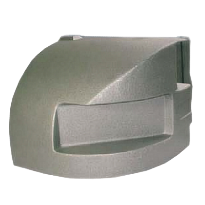 Picture of GRUMMAN FREIGHTSTAR (NEW STYLE) ALUMINUM CORNER CAP (LEFT FRONT) - OEM # 45100109 &113