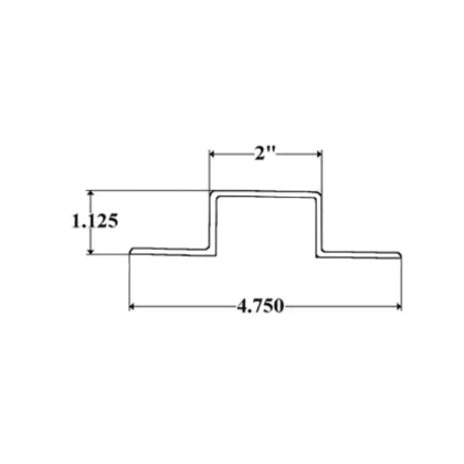 Picture of RUB RAIL 26 X 4.75 X 1.125