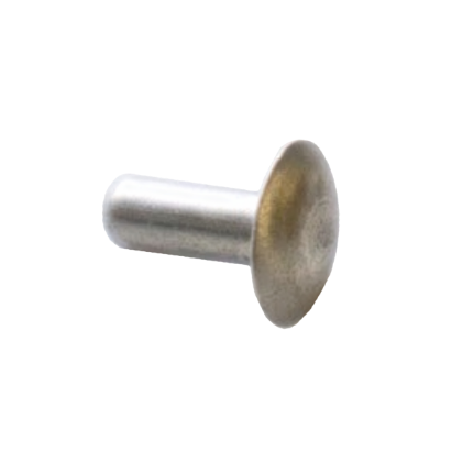Picture of 1100F(SOFT) SOLID ALUMINUM RIVET  3/16 X 3/8 BRAZIER HEAD