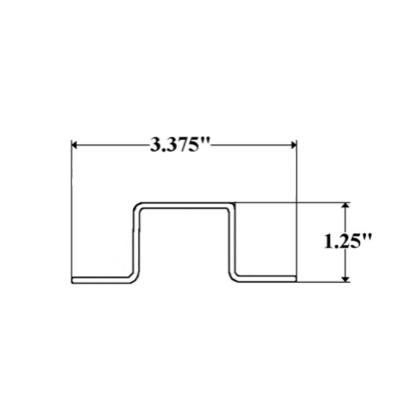 Picture of SUPREME - 015536937 - 14GA X 97" STARTER ROOF BOW NEW (FOR 102 WIDE BODY)