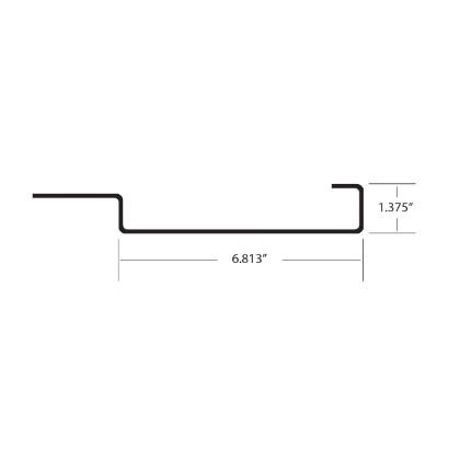Picture of OEM #0002502 MOR REEFER 96" BODY STARTER BOW (REINFORCEMENT)