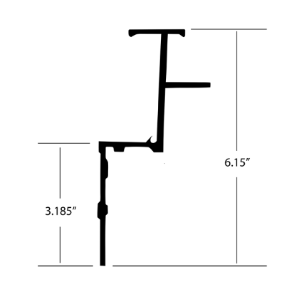 Picture of MICKEY NEW STYLE TOP RAIL 36'