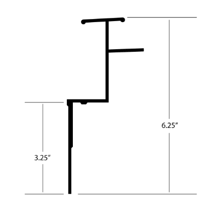 Picture of TOP RAIL MICKEY NEW STYLE 18'