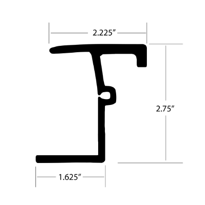 Picture of REAR TOP RAIL UTILIMASTER FOR 102" WIDE BODY 98.25 IN